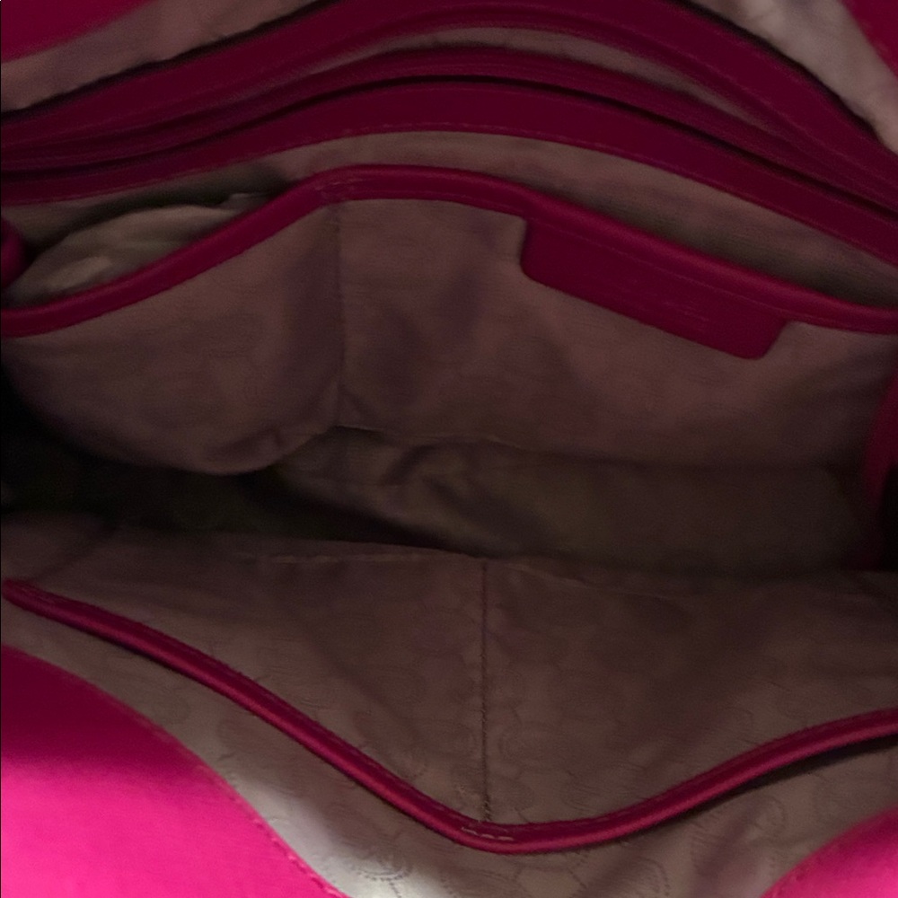 Michael Kors Fuchsia Satchel Bag - Picture 4 of 4